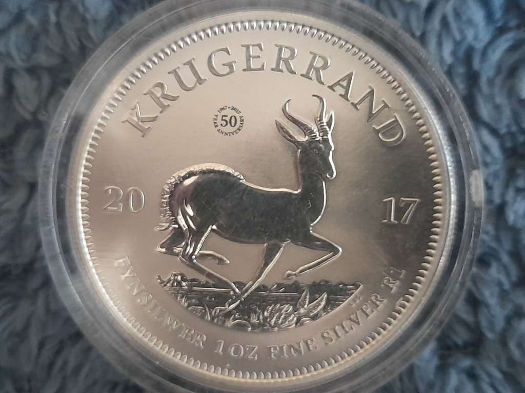 2017 SA 1 Oz Fine Silver Krugerrand