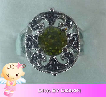 Gorgeous Green Zircon Ring