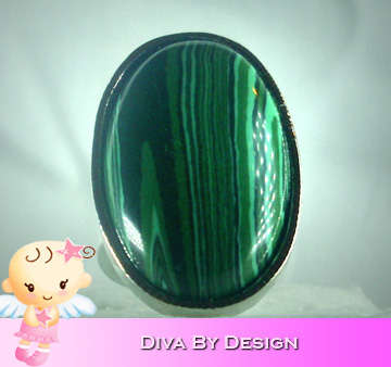 Absolutely stunning malachite ring. A must see!