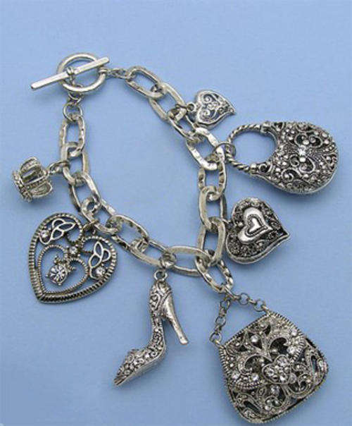 **BEST SELLER** Beautiful, chunky charm bracelet  **LAST ONE**