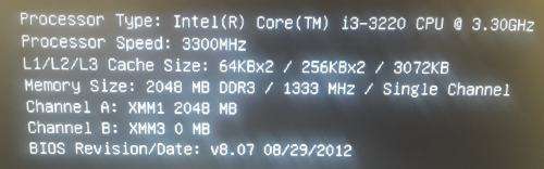 HP (H - CUPERTINO - H61 - uATX) Motherboard with Core i3 CPU + Fan, Heatsink & Back Plate !!!