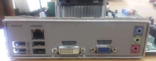 HP (H - CUPERTINO - H61 - uATX) Motherboard with Core i3 CPU + Fan, Heatsink & Back Plate !!!