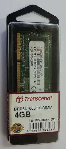Transcend 4GB DDR3L 1600 SODIMM - NEW!!!!