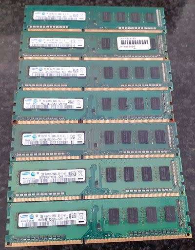 Samsung 2GB DDR3 Desktop Memory - Tested - Working 100% - Bid per Module