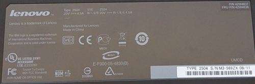 NEW!!! LENOVO THINKPAD Advanced Mini Docking Station!!!