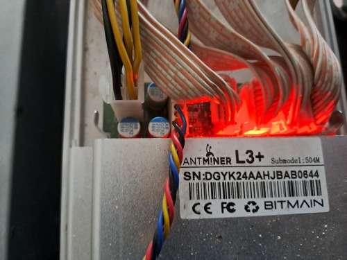 Antminer L3+ - Sold for spares / repairs - PSU not included.