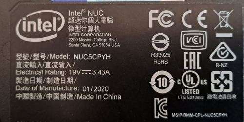 NUC PC - Sold for spares or repairs - DEAD unit - NUC5CPYH