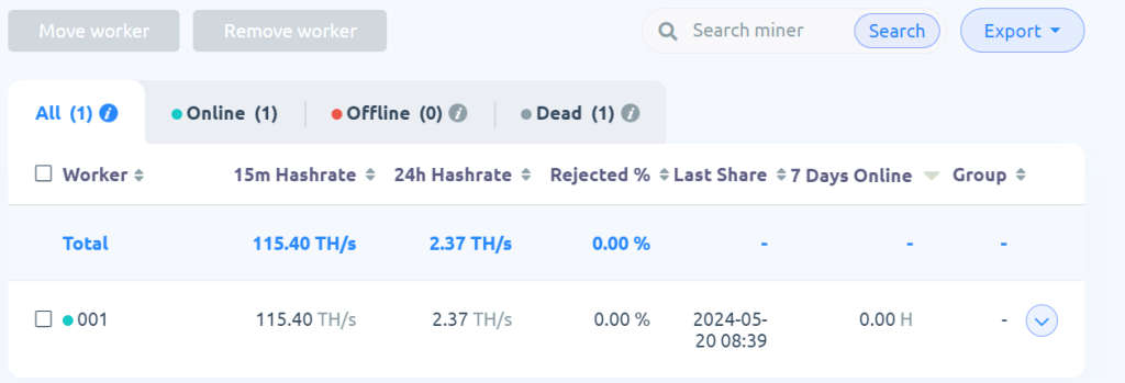 Antminer S19 Pro 104TH - Excellent condition.