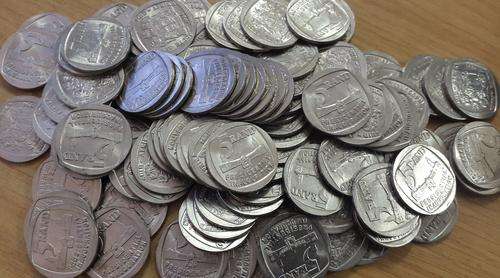 10 x 1994  Presidential Inauguration R5.00 coins - Excellent Condition!!!