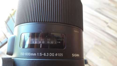 Sigma 150-600mm f5-6.3 F5-6.3 DG OS HSM Sports for Canon
