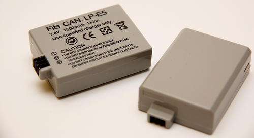 Battery for Canon LP-E5 LPE5 EOS 450D 500D 1000D XS T1i