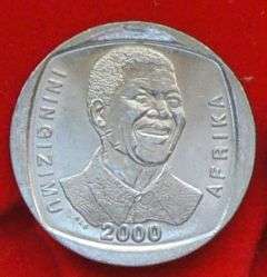 2000 MANDELA R5 COINS GREAT CONDITION