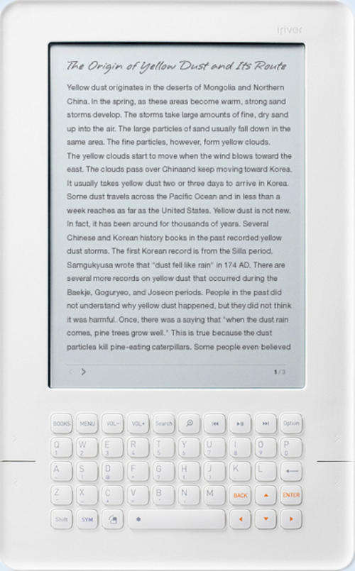 iRiver eBook reader for sale (like new)