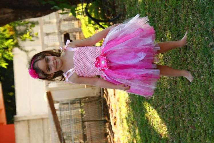 Daizee Fairy Tutu Dress Baby Pink - Medium