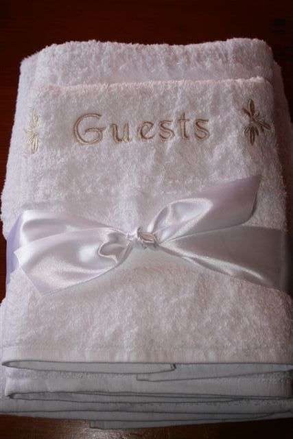 Towels - personalised - bath and hand towel sets