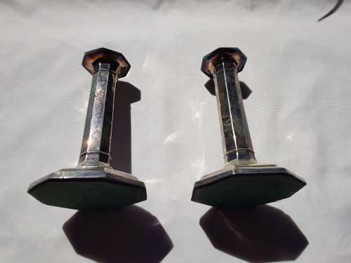 Silver Candlesticks - Sheffield 1912 - 1kg+