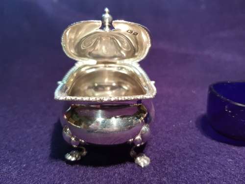 Silver Mustard pot - Birmingham 1917 - 80g