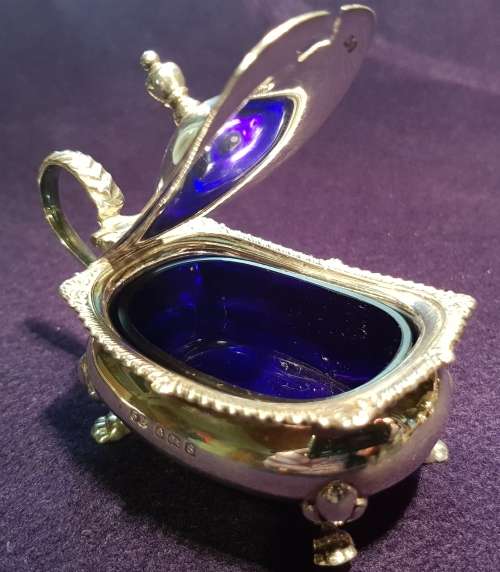 Silver Mustard pot - Birmingham 1917 - 80g