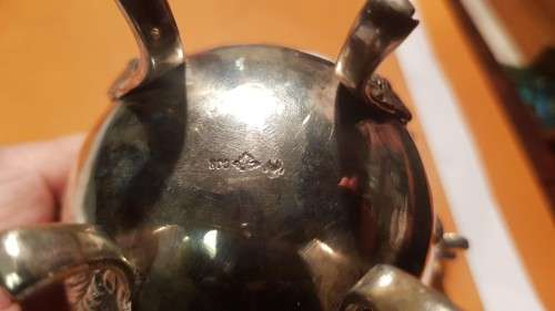 A German four-piece silver coffee set 800 standard