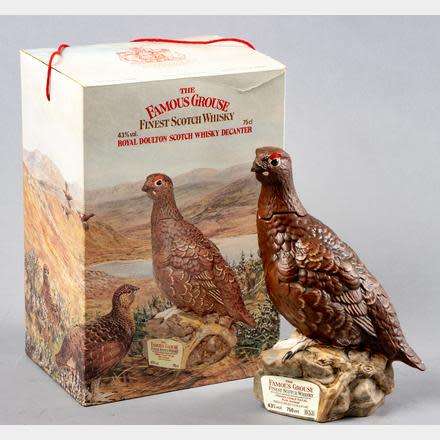 Royal Doulton `The Famous Grouse` whiskey decanter