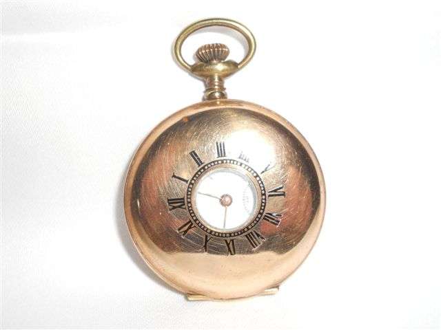 Half Hunter - gold plate