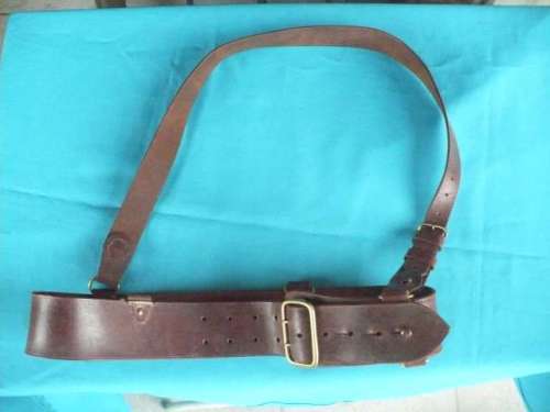 LEATHER SAM BROWNE  2 PIECE