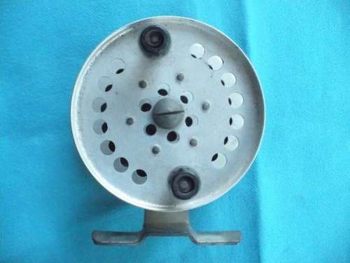 VINTAGE  CENTRE PIN  ALUMINIUM FLY FISHING  REEL
