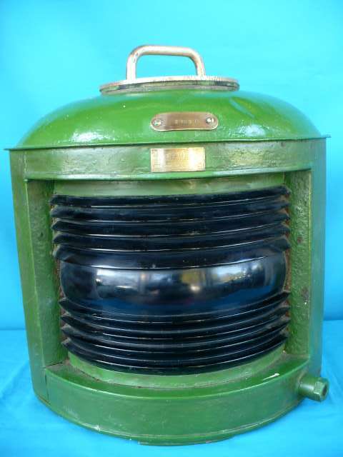 VINTAGE PERKO SHIPS STARBOARD LAMP