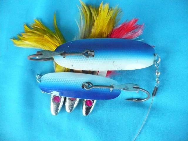 2 VINTAGE PFLEUGER RECORD SPOONS