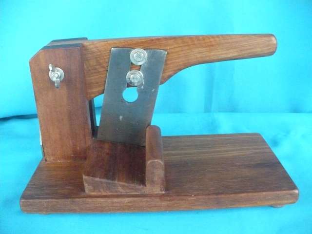 BILTONG SLICER KIAAT/TEAK WITH STANLEY BLADE