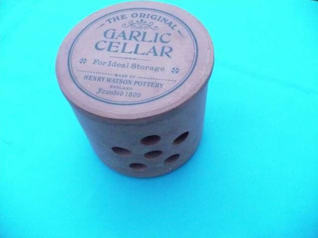 TERRACOTTA GARLIC CELLAR  BY HENRY WATSON POTTERY