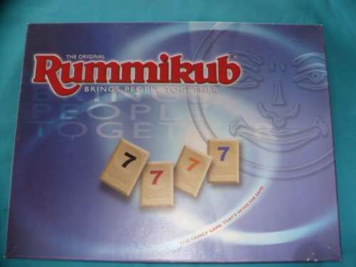 THE  ORIGINAL    "RUMMIKUB"   BOARD GAME