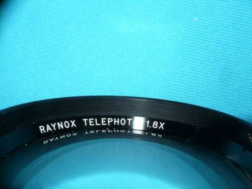 RAYNOX TELEPHOTO LENS  1.8X    EXTENDER/MAGNIFIER