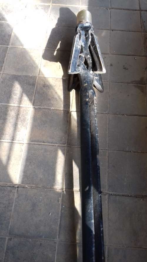 VINTAGE CAST IRON WHALE HARPOON