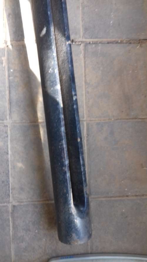 VINTAGE CAST IRON WHALE HARPOON