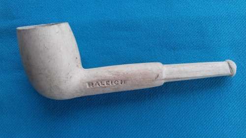 VINTAGE  "RALEIGH"  CLAY  TOBACCO PIPE
