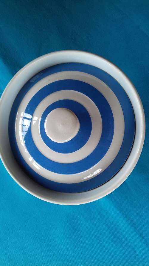 TG GREEN BLUE WHITE MIXING BOWL