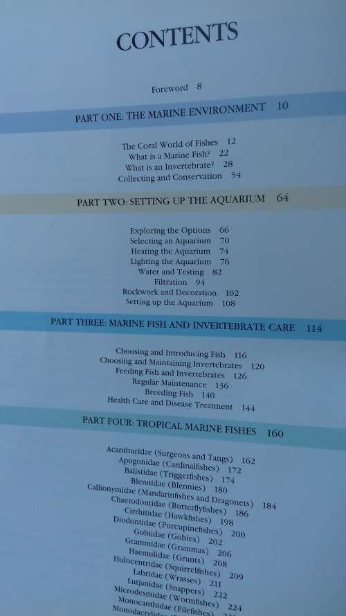 THE BOOK OF THE MARINE AQUARIUM  BY NICK DAKI N