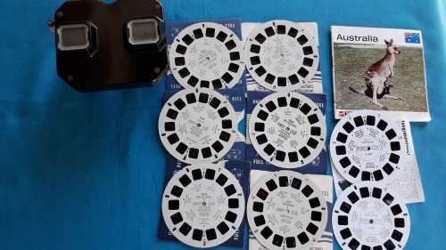 VINTAGE SAWYER'S VIEW MASTER + 9 REELS