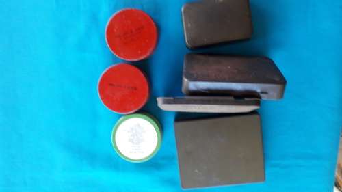 6 VINTAGE TINS
