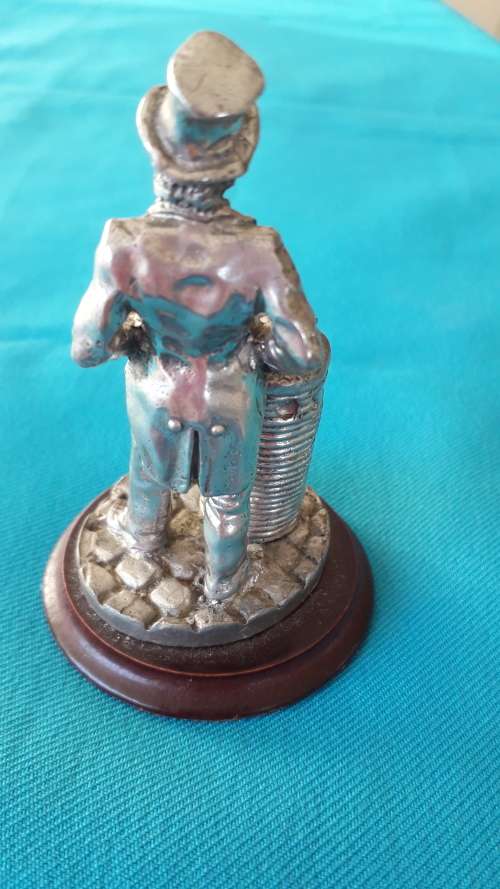 VINTAGE  'ENGLISH MINIATURE'  PEWTER  'CHESTNUT ROASTER'