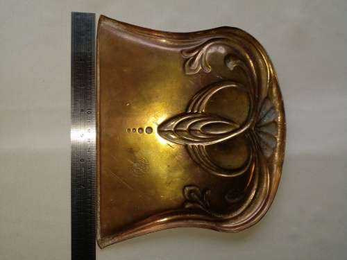VINTAGE BELDRAY BRASS DUST-PAN. ART NOUVEAU DESIGN