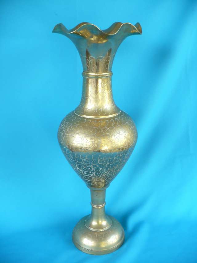 BRASS VASE 60 cm