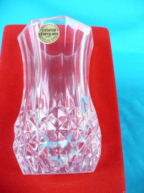 LEAD CRYSTAL CRYSTALD'ARQUES VASE'ANEMONE'