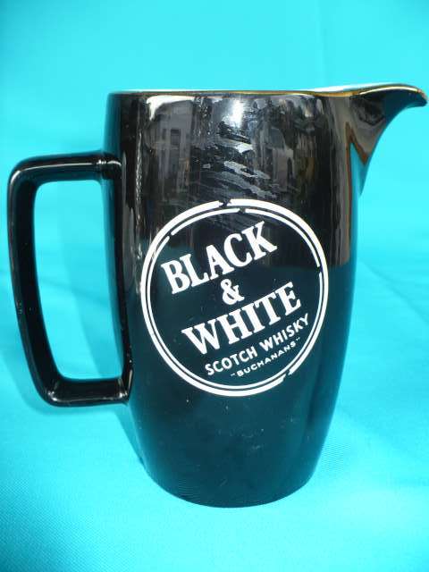 WADE BLACK & WHITE WHISKY WATER JUG