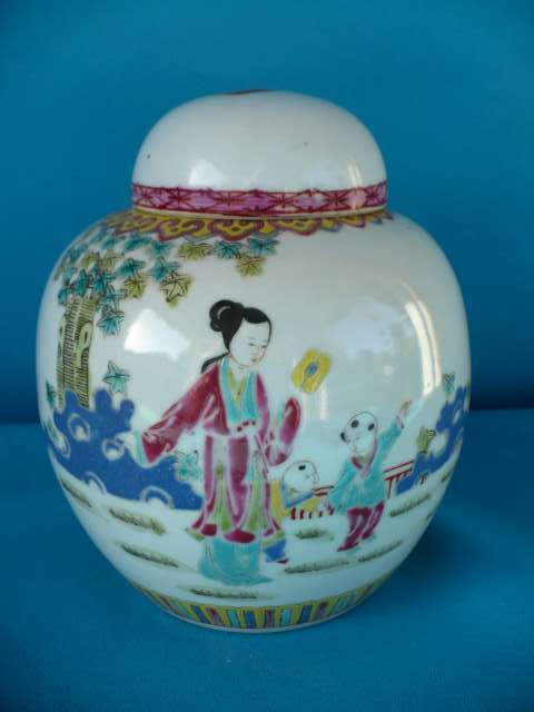 GINGER JAR  CHINESE SCENE