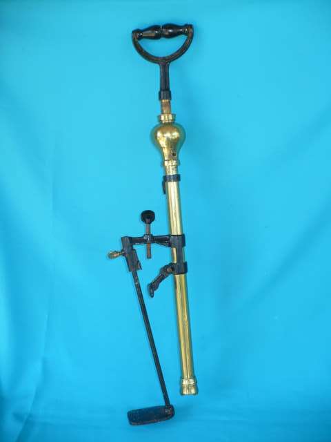 VINTAGE BRASS STIRRUP PUMP
