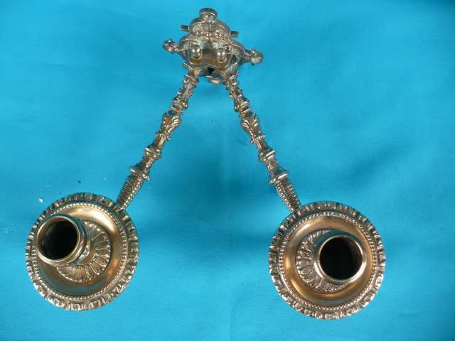 VINTAGE DOUBLE SWING ARM  PIANO/WALL  SCONCE