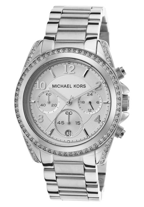 LADIES MICHAEL KORS BLAIR SILVER WATCH MK5165 ##BRAND NEW##
