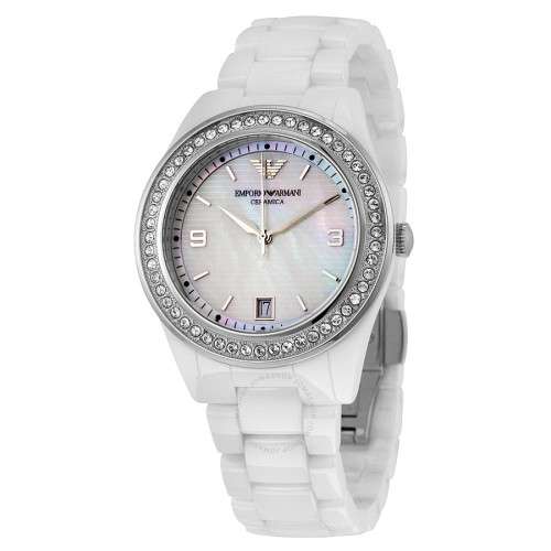 LADIES EMPORIO ARMANI CERAMICA WATCH AR1426 ##BRAND NEW##